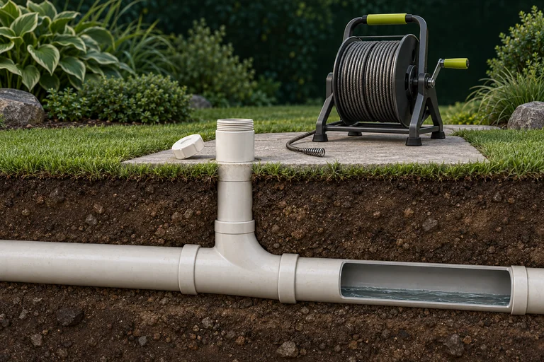 Service illustration: Sewer line cleaning